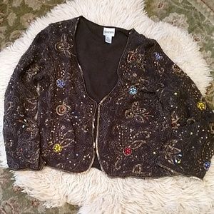 Chico's Beaded Jacket